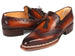 Paul Parkman Norwegian Welted Tassel Loafers Brown Burnished (ID#8507-BRW)