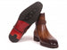 Paul Parkman Men's Dual Tone Brown Patina Leather Jodhpur Boots (ID#955BRW32)