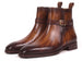 Paul Parkman Men's Dual Tone Brown Patina Leather Jodhpur Boots (ID#955BRW32)