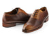 Paul Parkman Men's Antique Brown Oxfords (ID#AG444BRW)