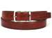 Paul Parkman Men's Handmade Leather Belt Hand-Painted Multiple Colors (ID#B01-A)