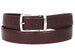 Paul Parkman Men's Crocodile Textured Leather Belt Multiple Colors (ID#B02)