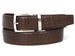 Paul Parkman Men's Crocodile Textured Leather Belt Multiple Colors (ID#B02)