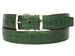 Paul Parkman Men's Crocodile Textured Leather Belt Multiple Colors (ID#B02)
