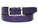 Paul Parkman Men's Crocodile Textured Leather Belt Multiple Colors (ID#B02)