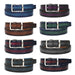 Paul Parkman Men's Dual Color Patina Hand-Painted Leather Belt (ID#B01-B)