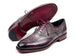 Paul Parkman Men's Grey & Lilac Patina Leather Goodyear Welted Wingtip Oxfords (ID#KS27-LGC)