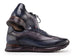 Paul Parkman Men's Navy & Gray Patina Leather Sneakers (ID#LS406GNV)