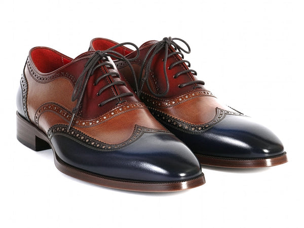 Paul Parkman Men's Three Tone Wingtip Oxfords (ID#PP2278)