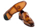 Paul Parkman Men's Wingtip Tassel Loafers Brown Leather (ID#WL667-BRW)