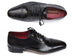 Paul Parkman Men's Captoe Oxfords Black Shoes (ID#5032-BLK)