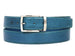 PAUL PARKMAN Men's Leather Belt Hand-Painted Sky Blue (ID#B01-SKYBLU)