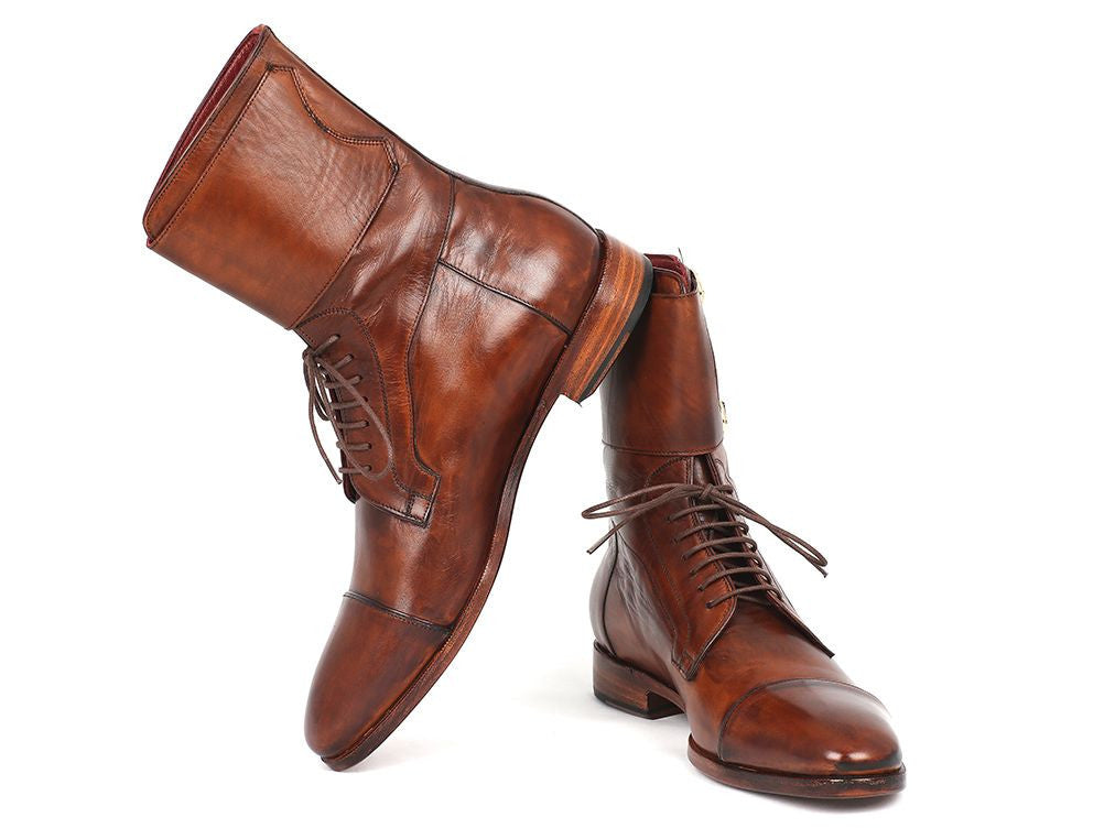 Mens dress hotsell boots brown