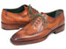 Paul Parkman Men's Wingtip Oxford Goodyear Welted Camel Brown (ID#87CML66)