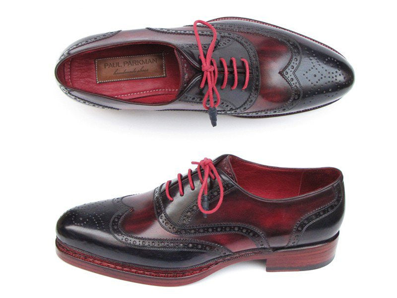 Black Brogues Men's Leather Shoes Red Soles – Coogan London