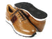 Paul Parkman Men's Cognac Floater Leather Sneakers (ID#LP206CGN)