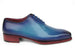 Paul Parkman Goodyear Welted Wholecut Oxfords Blue & Turquoise (ID#044TRQ)