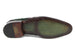Paul Parkman Men's Green Ostrich & Brown Leather Derby Shoes (ID#956GB57)