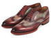 Paul Parkman Goodyear Welted Men's Two Tone Wingtip Oxfords (ID#PP22GB62)