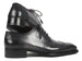 Paul Parkman Goodyear Welted Men's Wingtip Oxfords Black & Gray (ID#6819-GRY)