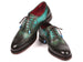 Paul Parkman Brown & Green Wingtip Oxfords Goodyear Welted (ID#027-BRWGRN)