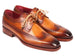 Paul Parkman Goodyear Welted Wingtip Derby Shoes Camel (ID#511C74)