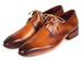 Paul Parkman Ghillie Lacing Handsewn Shoes Light Brown (ID#022-CML)