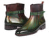 Paul Parkman Men's Jodhpur Boots Green & Bordeaux (957FRS84)