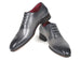 Paul Parkman Grey Hand-Painted Classic Brogues (ID#ZLS34GRY)