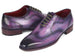 Paul Parkman Men's Wingtip Oxfords Purple (ID#741-PUR)