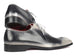 Paul Parkman Men's Gray Hand-Painted Oxfords (ID#AG445GRY)