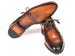 Paul Parkman Ghillie Lacing Brown Burnished Dress Shoes (ID#GU567BRW)